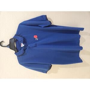 Vintage BENCH/ X PEANUTS Button-up SNOOPY Blue shirt Sz 2XL XXL Y2K